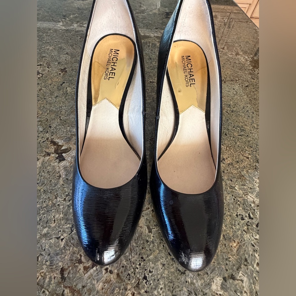 Michael Kors Black Patent Heels